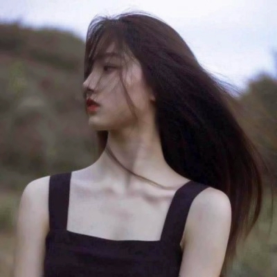 侧颜唯美头像意境女生微信高清图片