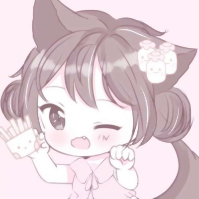 动漫女生微信头像可爱粉色少女心图片