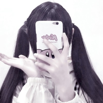 女生闺蜜头像真人超仙手机挡脸高清图片