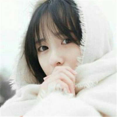 冬天唯美气质美女真人头像图片