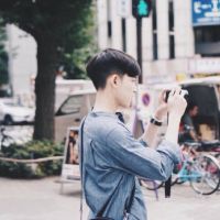 男生背影真人超好看头像图片