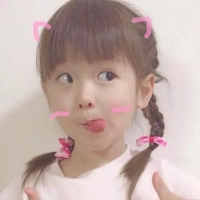 小孩子的头像超萌可爱小女孩高清图片