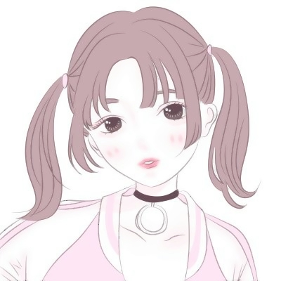 女生动漫头像少女心可爱萌粉色系图片