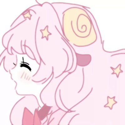 动漫女生微信头像可爱粉色少女心图片
