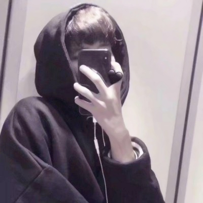 男生手机控挡脸霸气头像图片