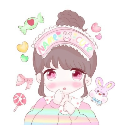女生动漫头像少女心可爱萌粉色系图片