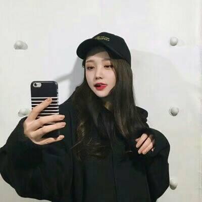 手机控女生头像图片高清