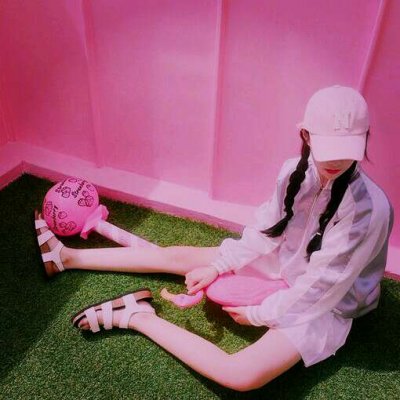 可爱女生头像粉色系小清新高清图片