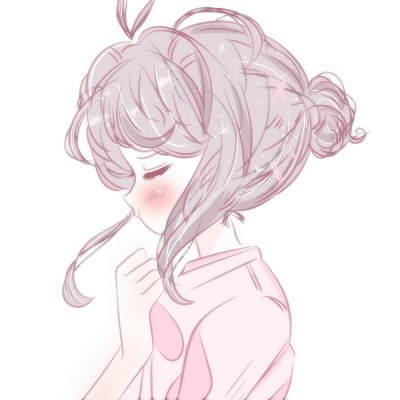 女生动漫头像少女心可爱萌粉色系图片
