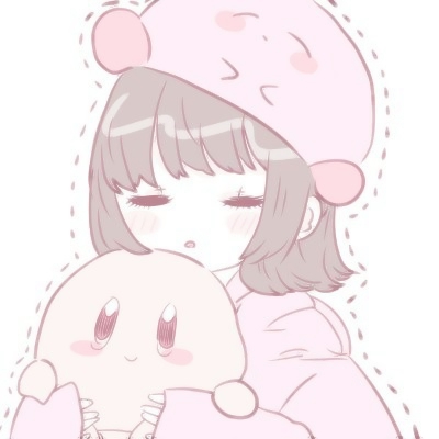 女生动漫头像少女心可爱萌粉色系图片
