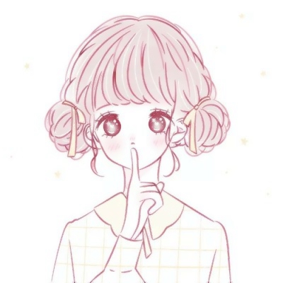 动漫女生微信头像可爱粉色少女心图片