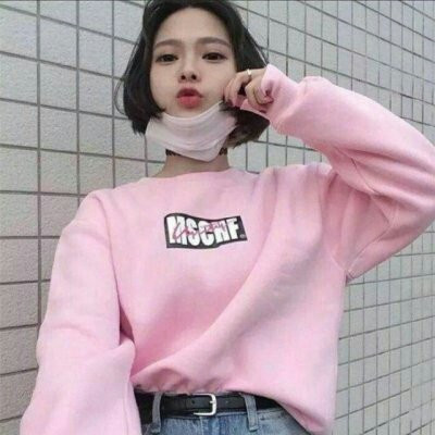 真人女生头像唯美粉色少女心图片