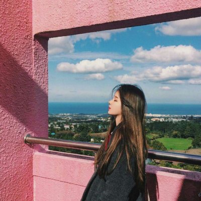 可爱女生头像粉色系小清新高清图片