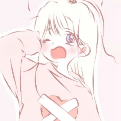 动漫女生微信头像可爱粉色少女心图片