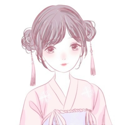 女生动漫头像少女心可爱萌粉色系图片
