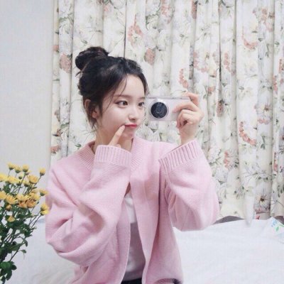 可爱女生头像粉色系小清新高清图片
