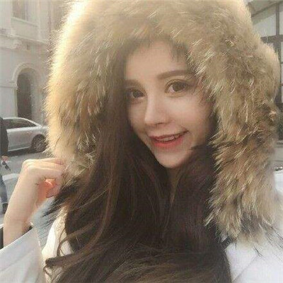 冬天唯美气质美女真人头像图片