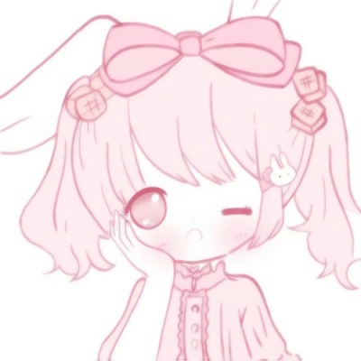 动漫女生微信头像可爱粉色少女心图片