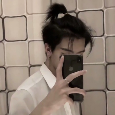 微信头像男生手机控挡脸高清图片