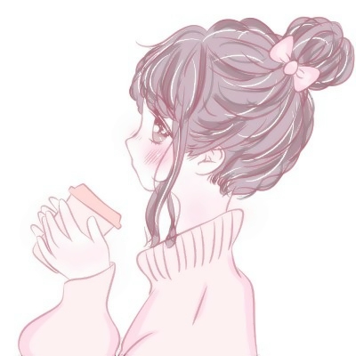 女生动漫头像少女心可爱萌粉色系图片