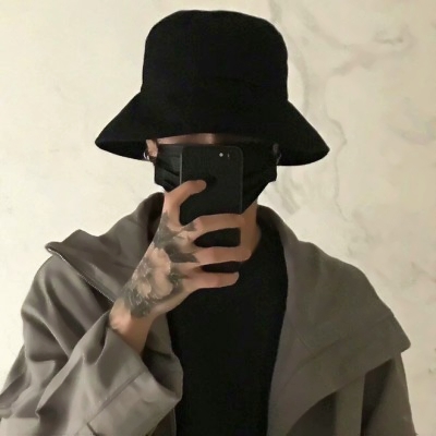 微信头像男生手机控挡脸高清图片