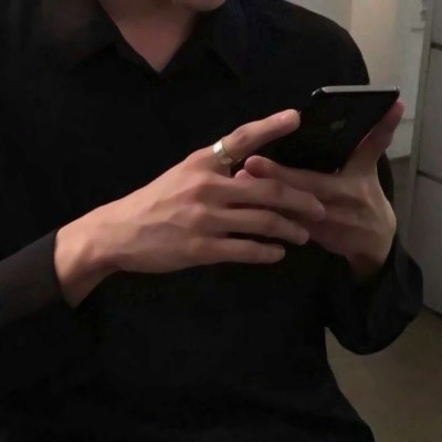 男生手机控真人头像帅气