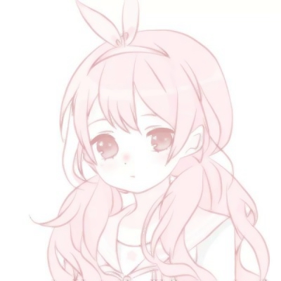 动漫女生微信头像可爱粉色少女心图片