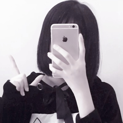 女生闺蜜头像真人超仙手机挡脸高清图片