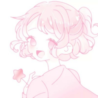 动漫女生微信头像可爱粉色少女心图片