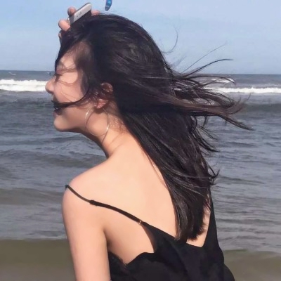 仙气真人女生头像背影或侧颜图片