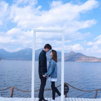 超甜浪漫双人微信情侣头像图片
