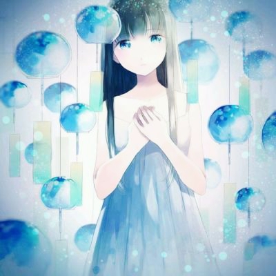 文艺头像卡通女生简单气质清新高清图片