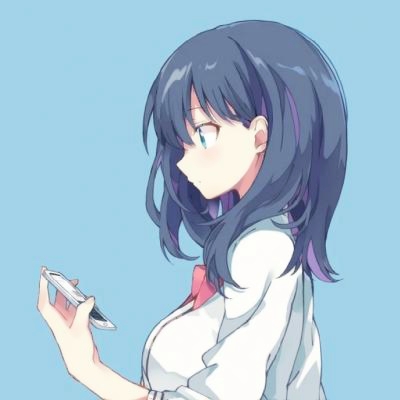 文艺头像卡通女生简单气质清新高清图片