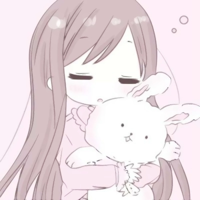 动漫女生微信头像可爱粉色少女心图片