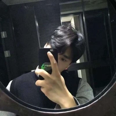 男生手机控真人头像帅气