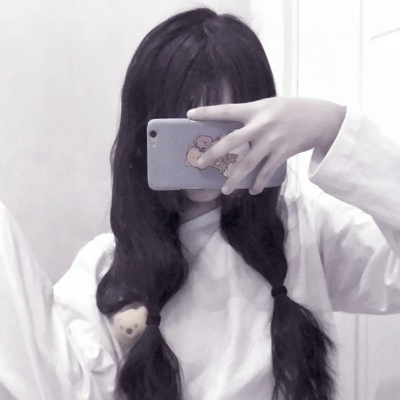 女生闺蜜头像真人超仙手机挡脸高清图片
