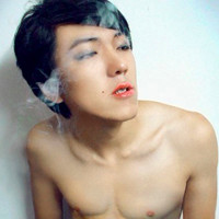 伤感颓废头像男生抽烟喝酒图片