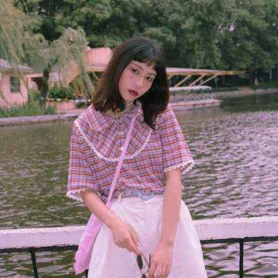 短发女孩微信头像图片