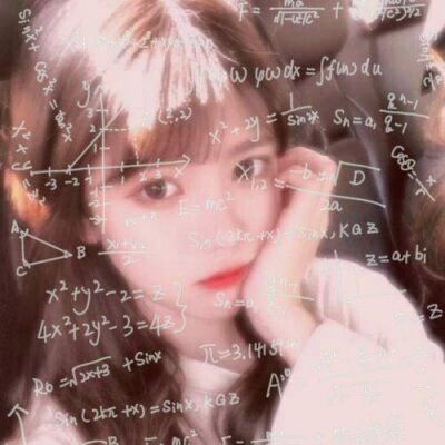 闺蜜酷一对头像数学公式