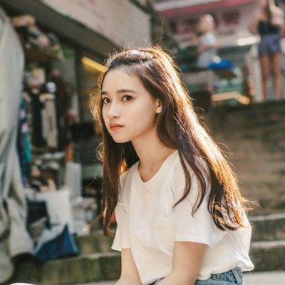 阳光微笑头像女生唯美小清新风景图片