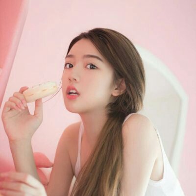 少女软妹头像粉色