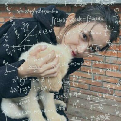 闺蜜酷一对头像数学公式