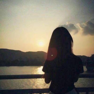 情侣头像风景唯美一对两张图片