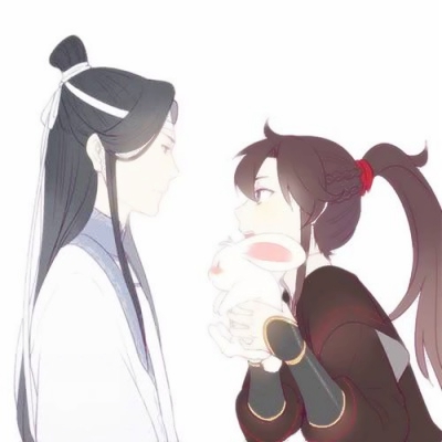 动漫情头一对两张魔道祖师高清图片