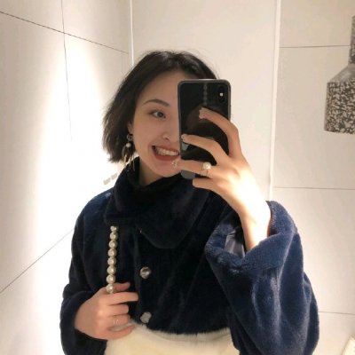 短发女孩微信头像图片