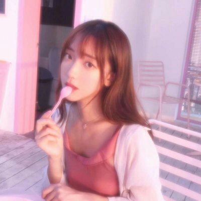 少女软妹头像粉色