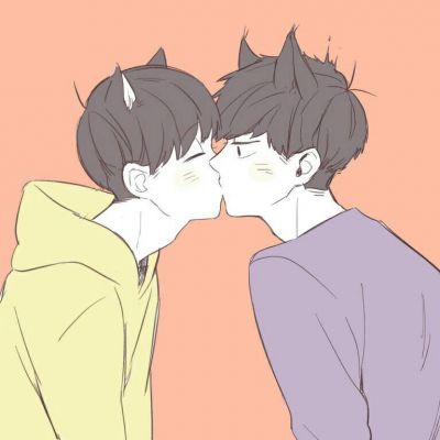 动漫男生一攻一受头像