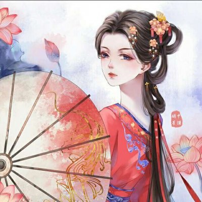 美女头像漫画古风手绘动漫高清图片
