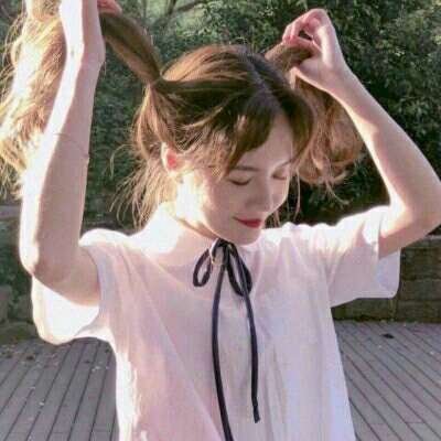 少女软妹头像粉色