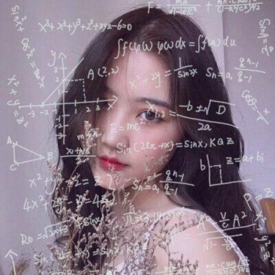 闺蜜酷一对头像数学公式